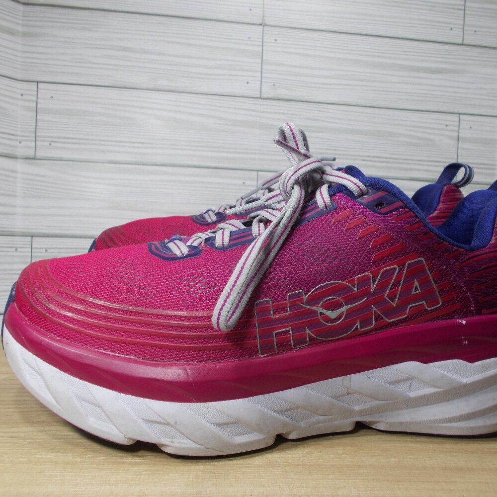 Hoka One One Bondi 6 Womens Boysenberry Shoes Size 8